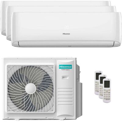 Hisense Hi-Comfort 2025 Test-Split-Klimaanlage 9000+18000+18000 BTU Inverter A++ WLAN-Außeneinheit 10 kW
