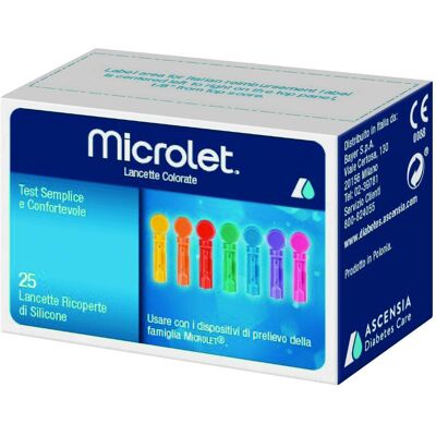 Ascensia Diabetes Care Italien Mikroletten 25 Lanzetten