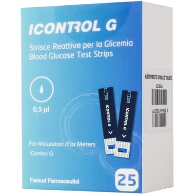 FARSUD FARMACEUTICI Srl ICONTROL G GLYCERID STRIPS 25 STR