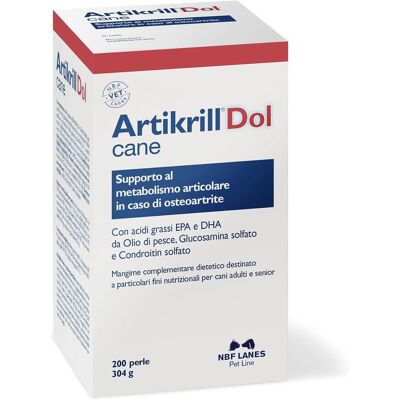 Nbf Lanes Artikrill Dol Cane Perle 200 Tabletten 0.25 kg