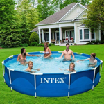 23% discount Intex Round Frame Pool 366x76 Cm Hobbyecasa