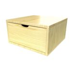 ABC MEUBLES oferta Cubo de madera 50x50... ABC-meubles.com