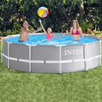 15% de desconto Intex Round Prisma Frame Pool 366x99 ... Hobbyecasa