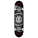 26% Remise Element Hatched Rouge Bleu Skateboard Noir Xtremeinn