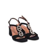 Sconto 30% Le Gazzelle Sandalo Gioiello Camoscio Nero ... Calzature Savoré
