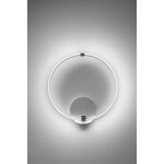 20% remise Athena lighting applique ronde blanche diam. 390 23,1... Lustres Bonomi