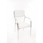 Remise 33% Chaise chromée rembourrée pour salle d'attente, ... Digital Trolley